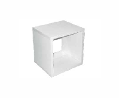 Loungetisch "Cube" weiß  40 x 40 x 40cm